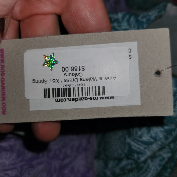 NWT Ro's Garden XS Malena Maxi Dres - Picture 6 of 12